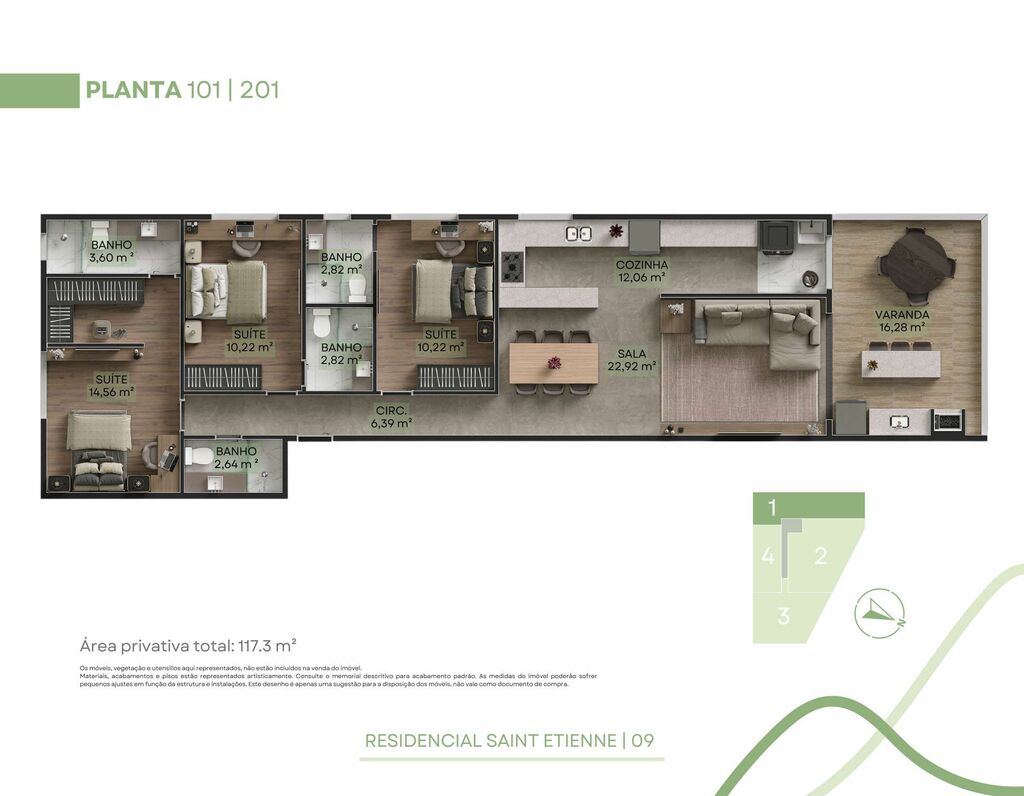 Apartamento à venda com 3 quartos, 1175m² - Foto 18