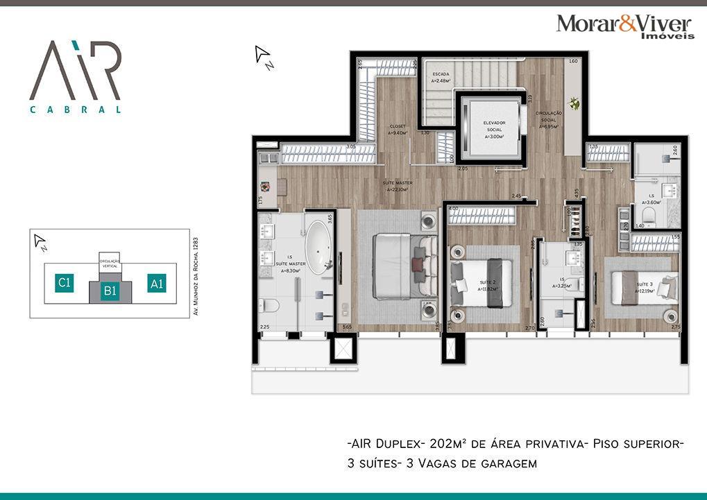 Apartamento à venda com 3 quartos, 190m² - Foto 21