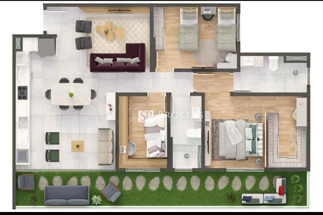 Apartamento à venda com 3 quartos, 86m² - Foto 7