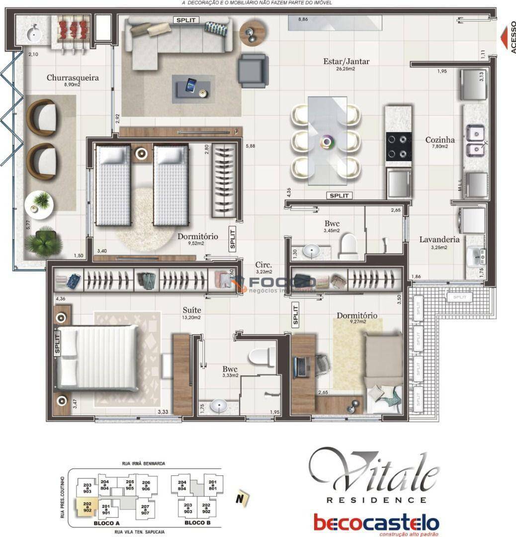 Apartamento à venda com 3 quartos, 101m² - Foto 28