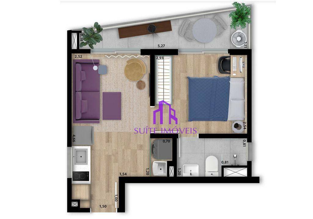 Apartamento à venda com 2 quartos, 35m² - Foto 35