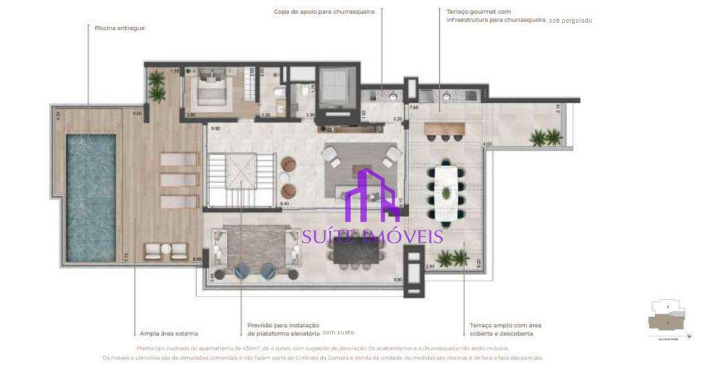 Apartamento à venda com 4 quartos, 174m² - Foto 15