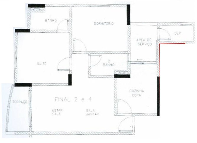 Apartamento à venda com 2 quartos, 151m² - Foto 3