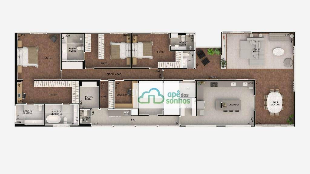 Apartamento à venda com 3 quartos, 267m² - Foto 15