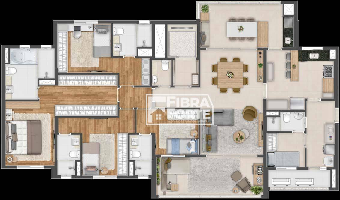 Apartamento à venda com 3 quartos, 163m² - Foto 43