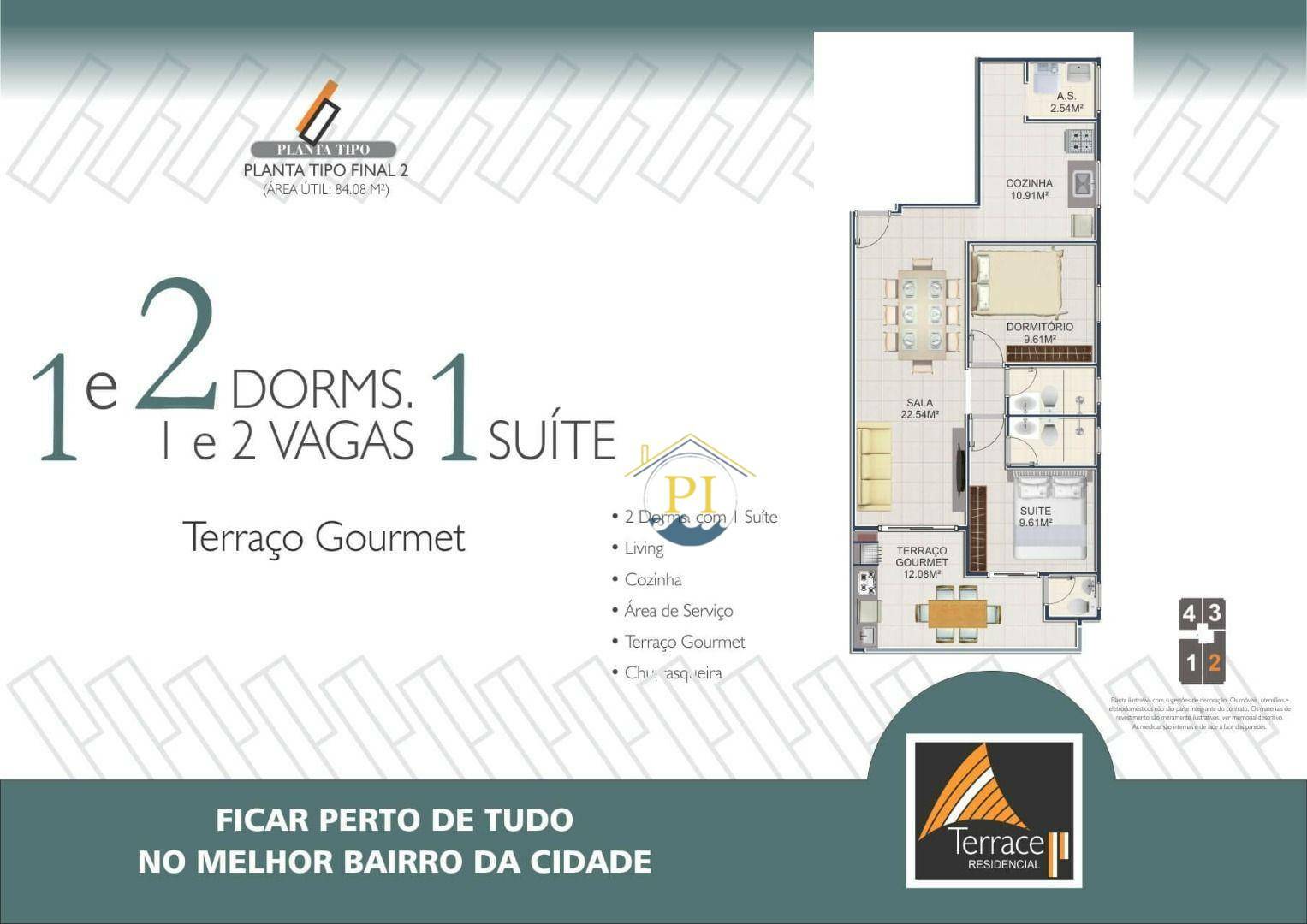 Apartamento à venda com 2 quartos, 84m² - Foto 14