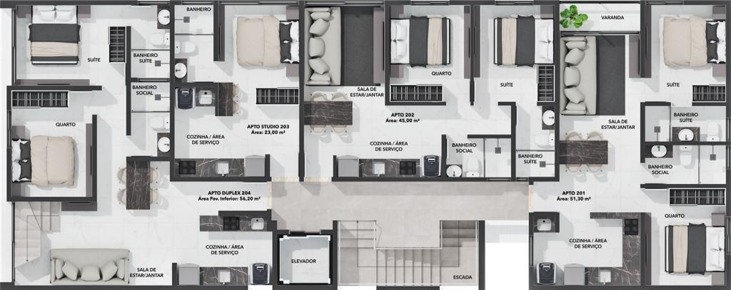 Cobertura à venda com 3 quartos, 123m² - Foto 6