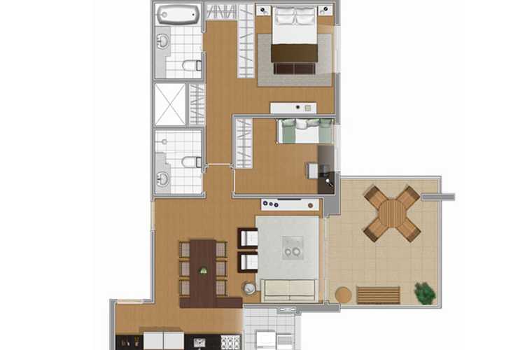 Apartamento à venda com 2 quartos, 97m² - Foto 3