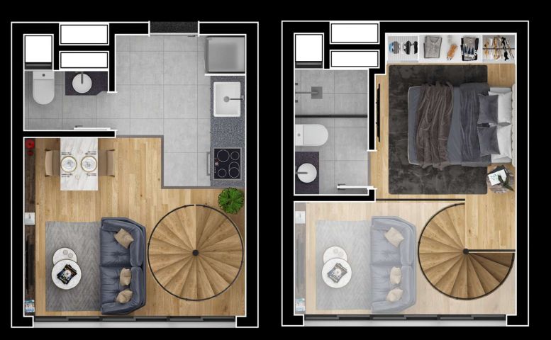 Apartamento à venda com 2 quartos, 54m² - Foto 57