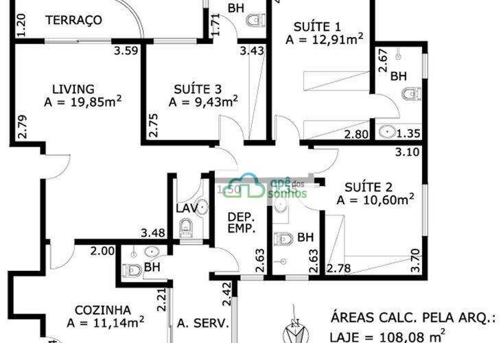 Apartamento à venda com 3 quartos, 110m² - Foto 29