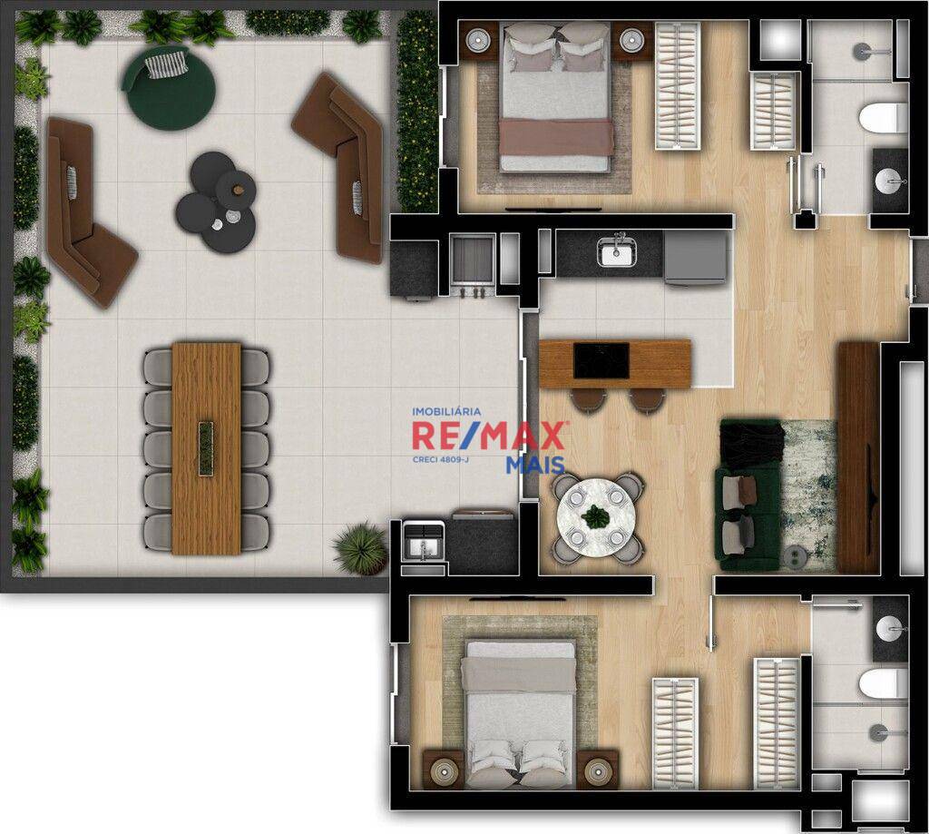 Apartamento à venda com 2 quartos, 61m² - Foto 28