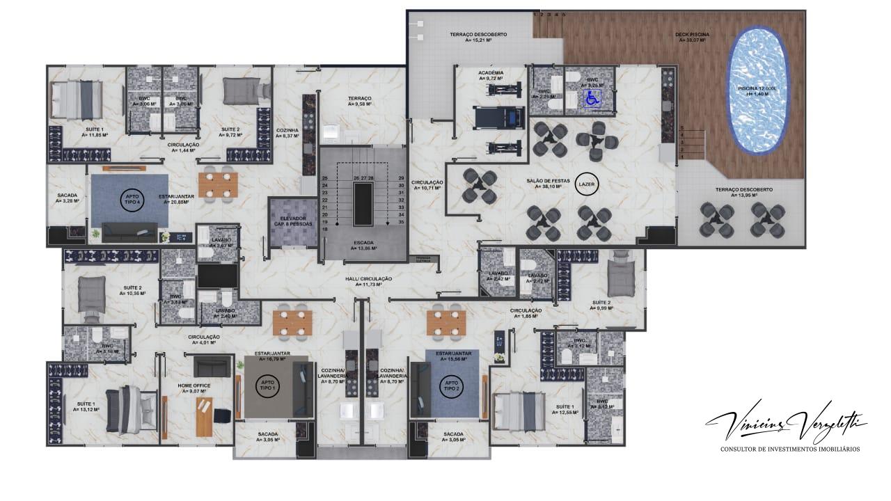 Cobertura à venda com 3 quartos, 142m² - Foto 9