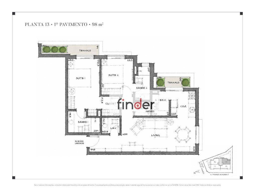 Apartamento para alugar com 1 quarto, 66m² - Foto 36