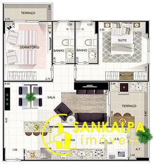 Apartamento à venda com 2 quartos, 77m² - Foto 14