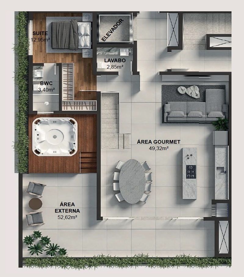 Apartamento à venda com 2 quartos, 106m² - Foto 25