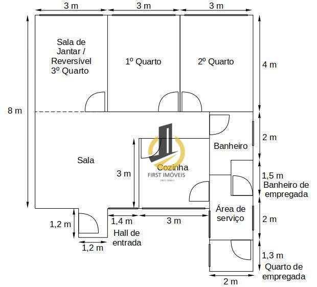 Apartamento à venda com 2 quartos, 98m² - Foto 10