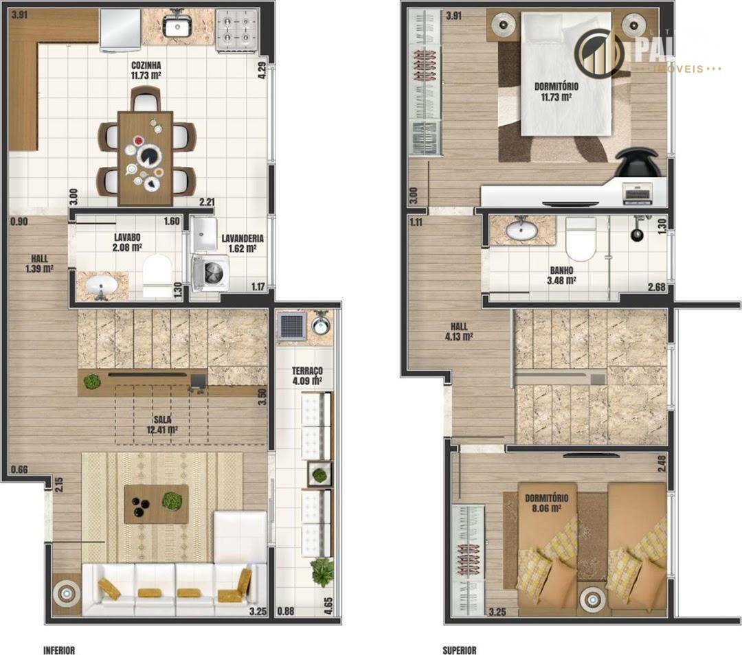 Apartamento à venda com 1 quarto, 38m² - Foto 29