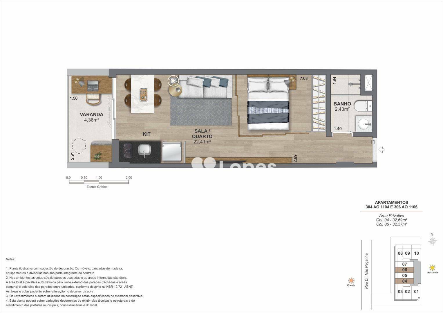 Apartamento à venda com 1 quarto, 39m² - Foto 22