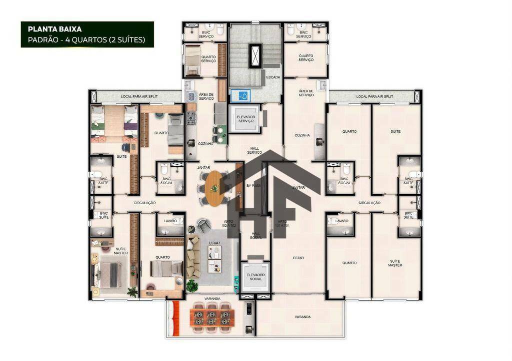 Apartamento à venda com 4 quartos, 139m² - Foto 19