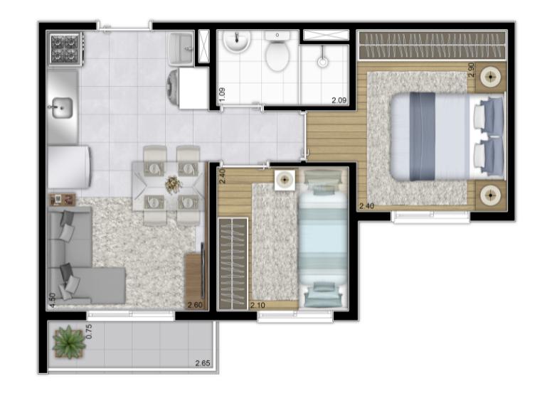 Casa à venda com 2 quartos, 32m² - Foto 11