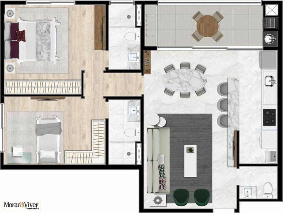 Apartamento à venda com 2 quartos, 125m² - Foto 24