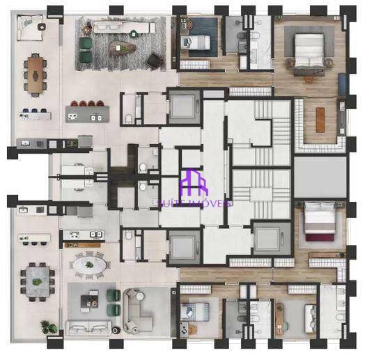 Apartamento à venda com 3 quartos, 366m² - Foto 11