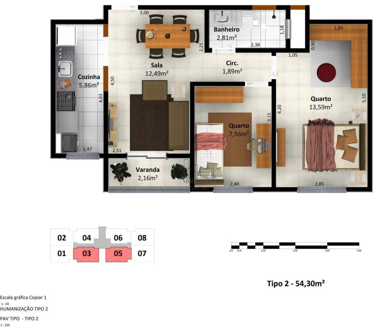 Apartamento à venda com 2 quartos, 56m² - Foto 16