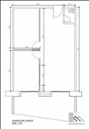 Conjunto Comercial-Sala para alugar, 64m² - Foto 19