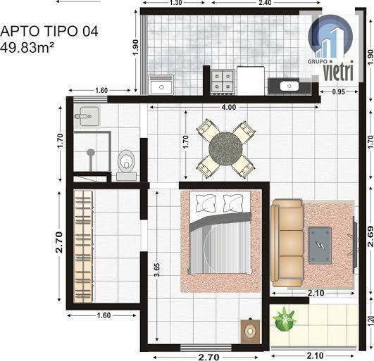 Apartamento à venda com 2 quartos, 50m² - Foto 11