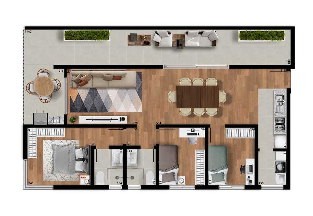 Apartamento à venda com 1 quarto, 2995m² - Foto 24