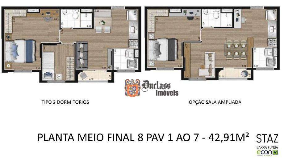 Apartamento à venda com 2 quartos, 39m² - Foto 32