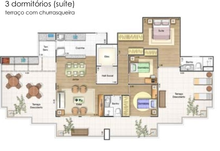 Apartamento à venda com 3 quartos, 72m² - Foto 19