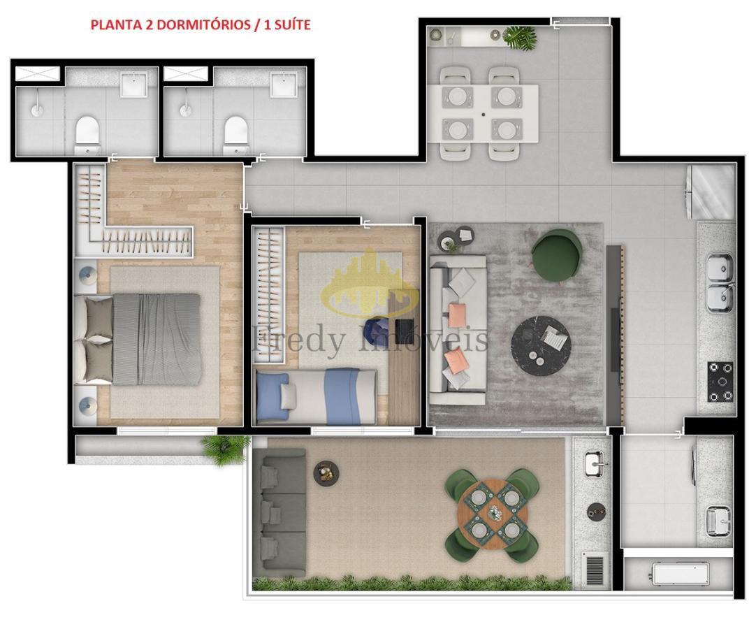 Apartamento à venda com 2 quartos, 73m² - Foto 7