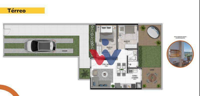 Casa de Condomínio à venda com 2 quartos, 48m² - Foto 22