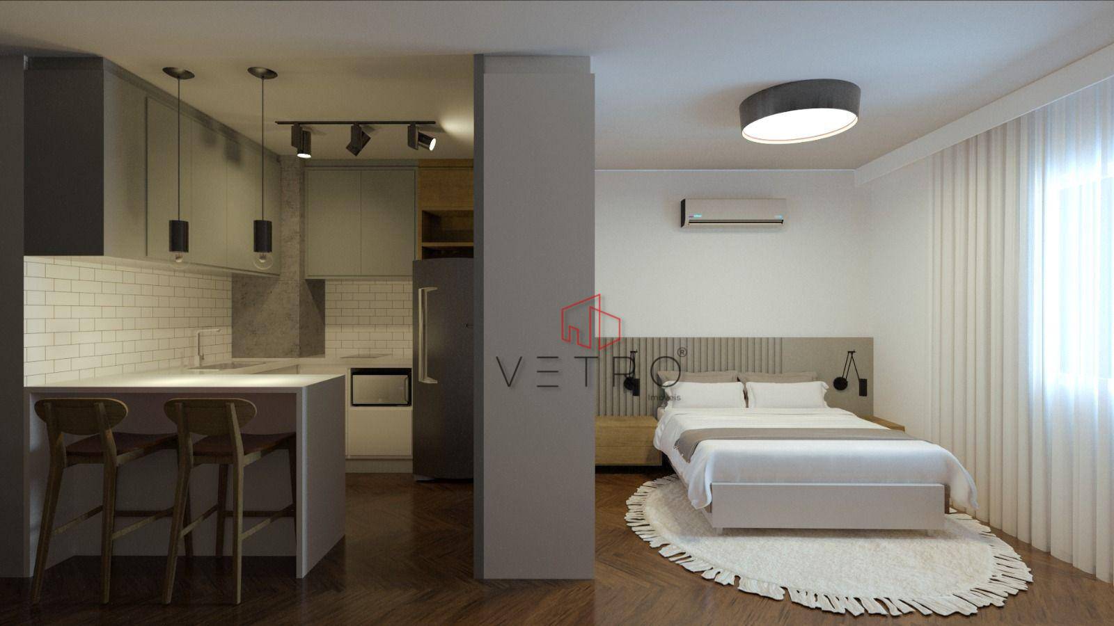 Apartamento à venda com 1 quarto, 28m² - Foto 1