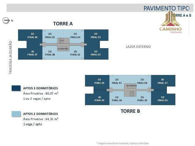 Apartamento à venda com 2 quartos, 64m² - Foto 7