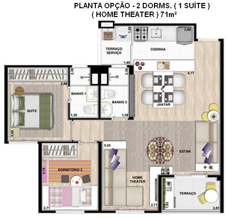 Apartamento à venda com 3 quartos, 71m² - Foto 19