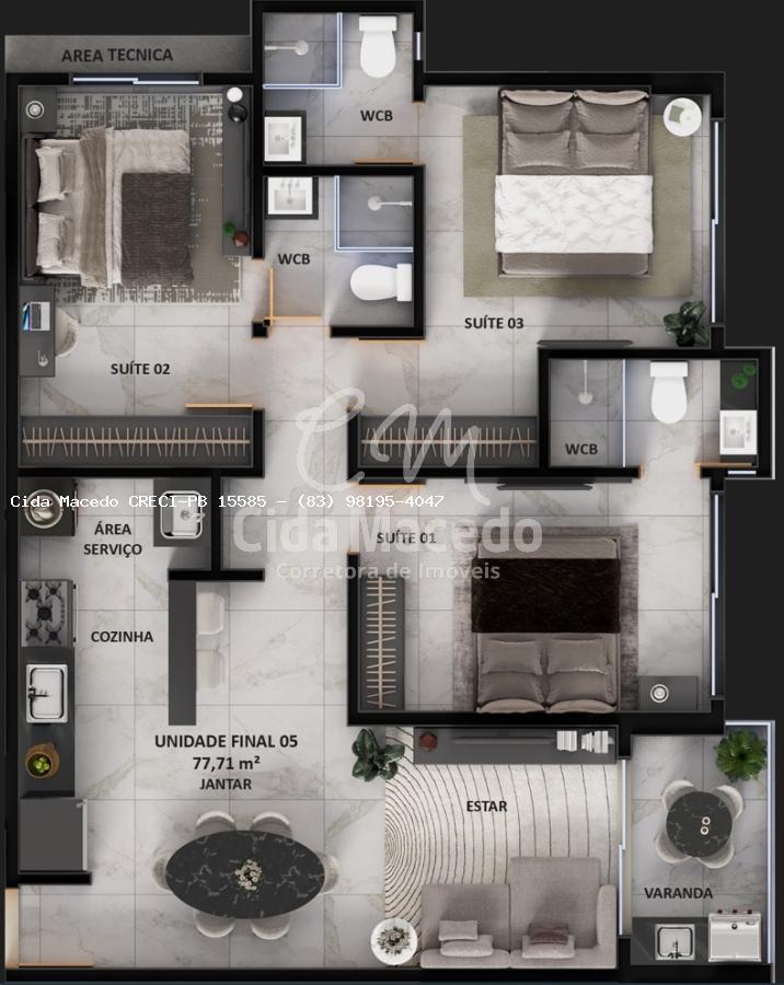 Apartamento à venda com 2 quartos, 56m² - Foto 32