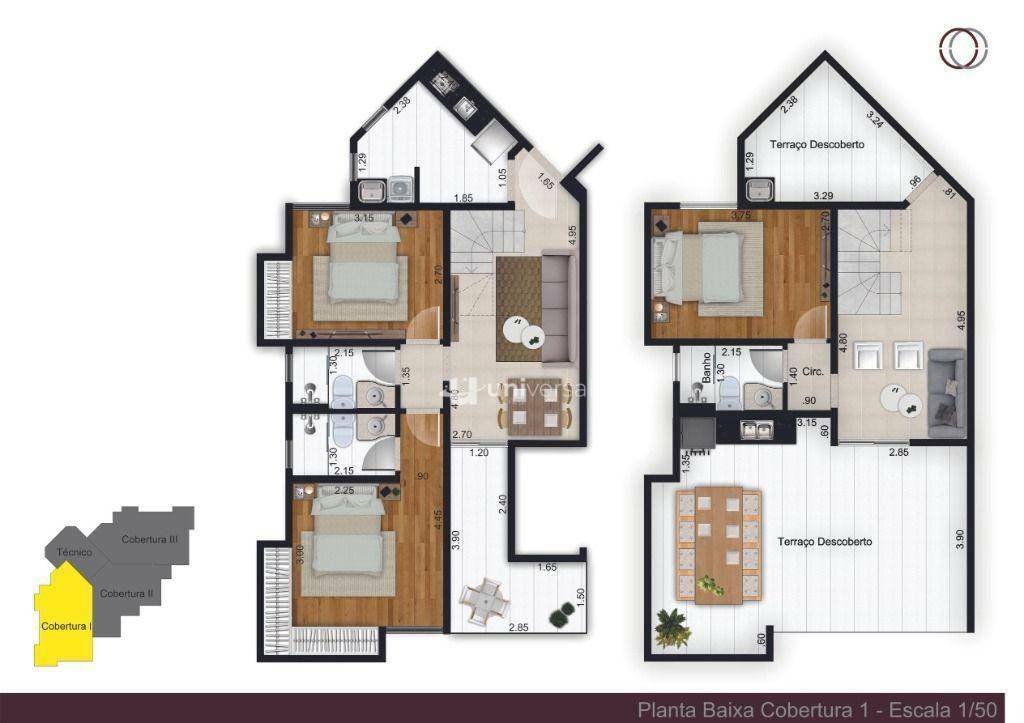 Cobertura à venda com 3 quartos, 127m² - Foto 17