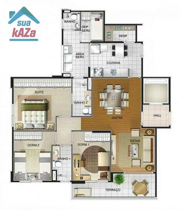 Apartamento à venda com 3 quartos, 102m² - Foto 31