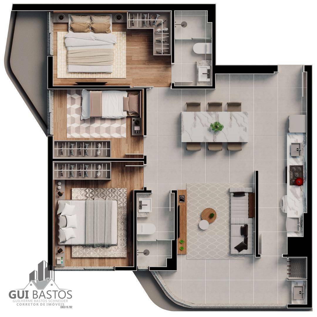 Apartamento à venda com 2 quartos, 72m² - Foto 14