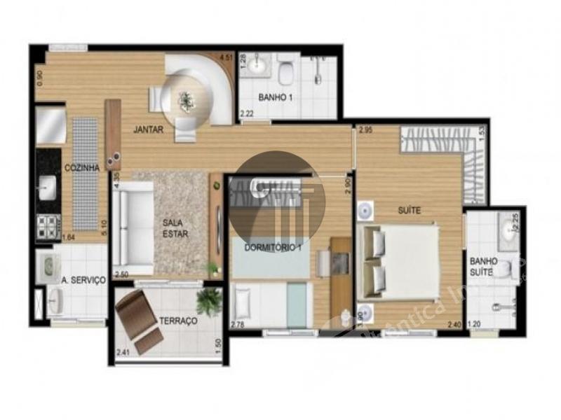 Apartamento à venda com 2 quartos, 57m² - Foto 23