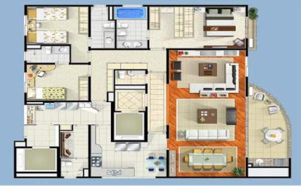 Apartamento à venda com 3 quartos, 167m² - Foto 5