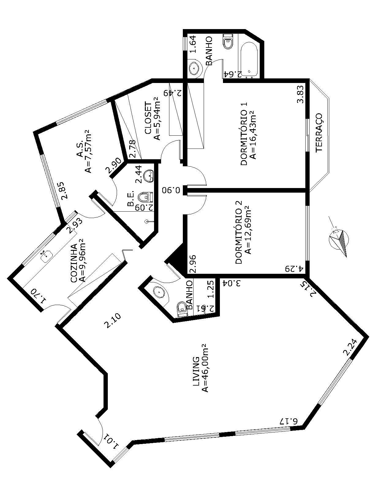 Apartamento à venda com 3 quartos, 111m² - Foto 8