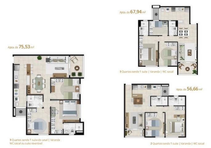 Apartamento à venda com 2 quartos, 67m² - Foto 14