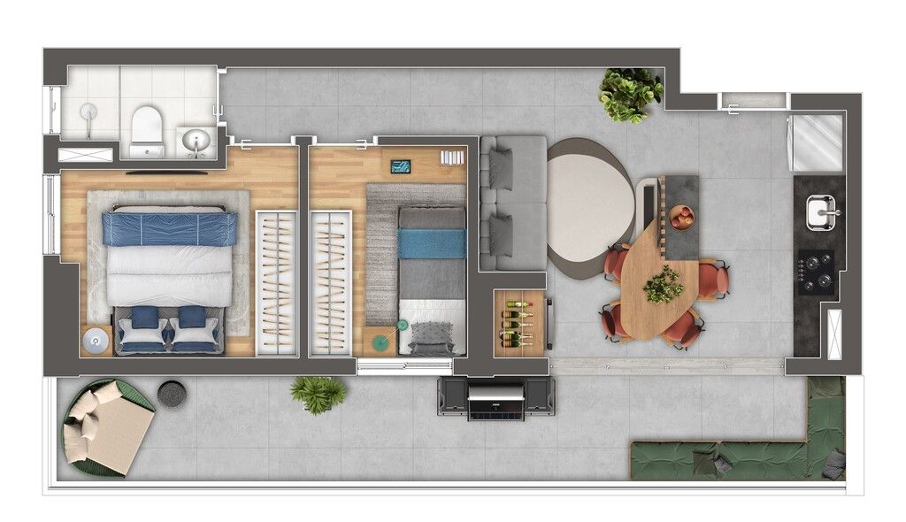 Apartamento à venda com 2 quartos, 73m² - Foto 31