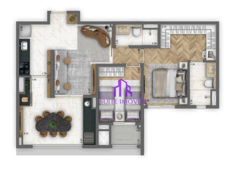 Apartamento à venda com 3 quartos, 83m² - Foto 21