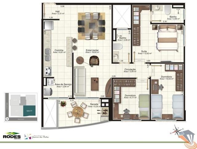 Apartamento à venda com 2 quartos, 85m² - Foto 6