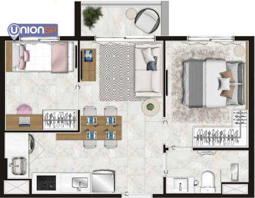 Apartamento à venda com 2 quartos, 34m² - Foto 23