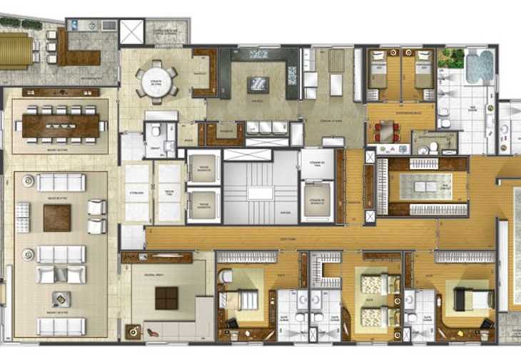 Apartamento à venda com 4 quartos, 825m² - Foto 2